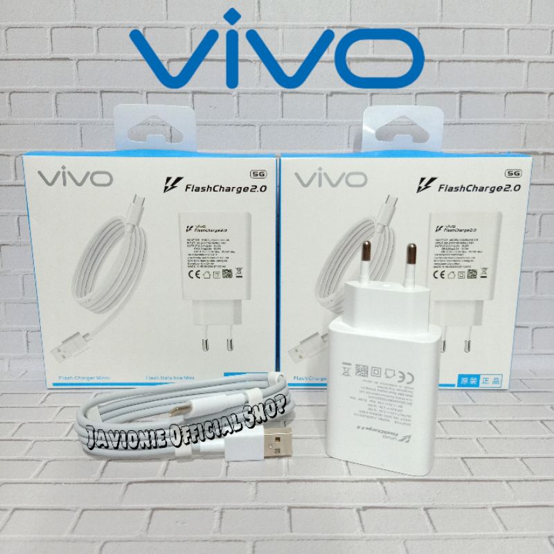 Charger Casan Carger Cas VIVO Original TYPE C 100% Fast Charging 9V 2A 18W