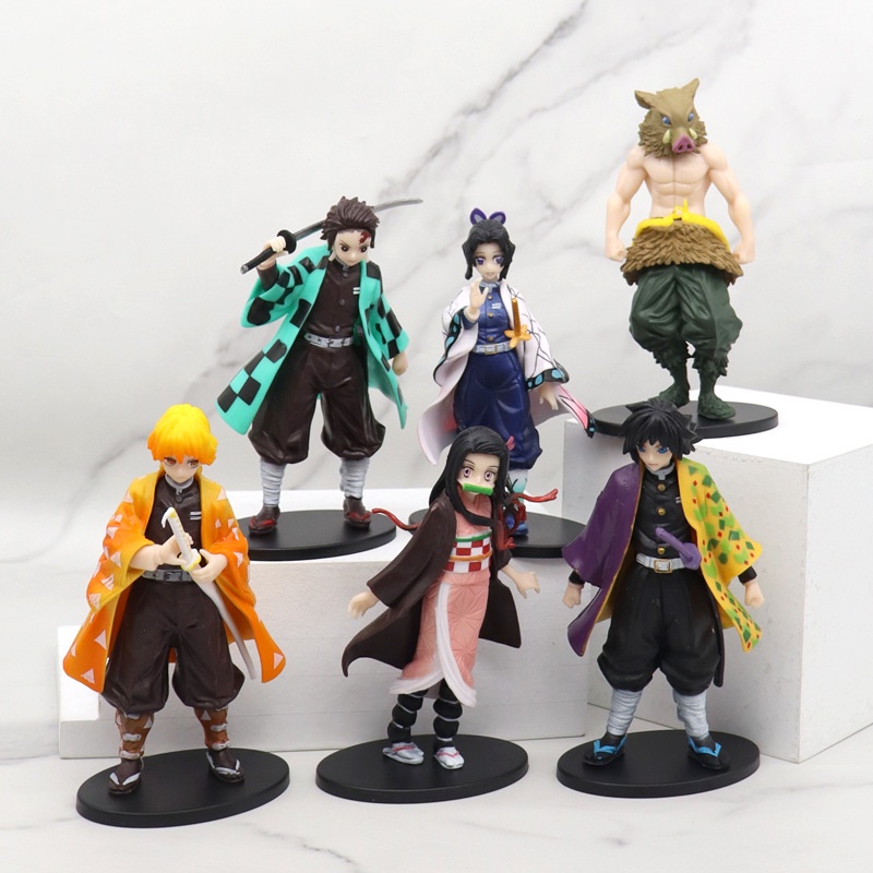 Mainan Action Figure Demon Slayer Anime Kimetsu no Yaiba Tanjirou Nezuko Inosuke