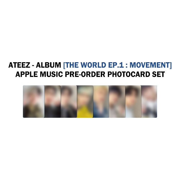 only POB / ATEEZ - THE WORLD EP.1 MOVEMENT (Apple Music photocard)