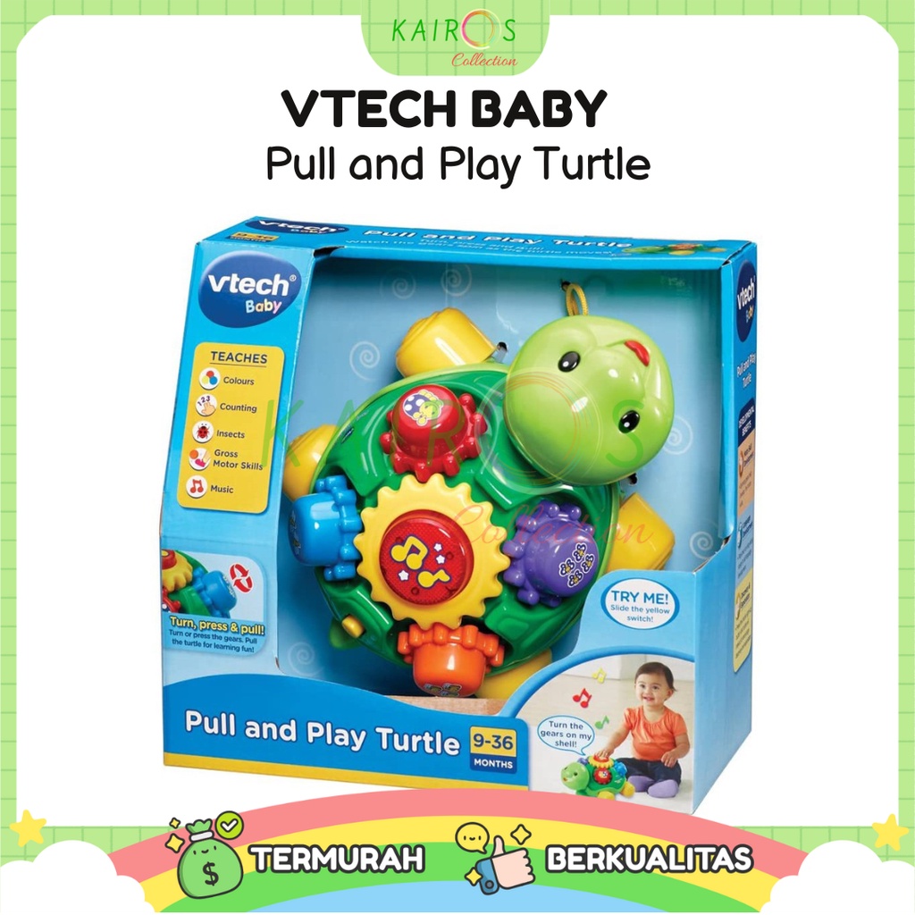 VTech Baby Pull and Play Turtle