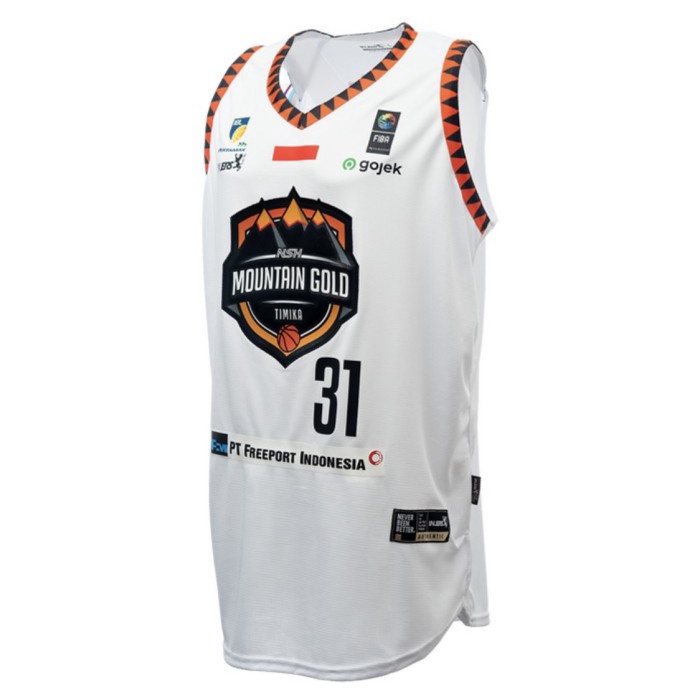 NSH Mountain Gold Timika Jersey Basket IBL Original Injers Authentic