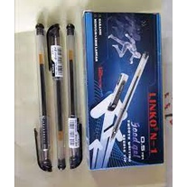 

Pulpen Gel LINKO N-1 0.5 mm / Ball Point Pen tinta Hitam N1