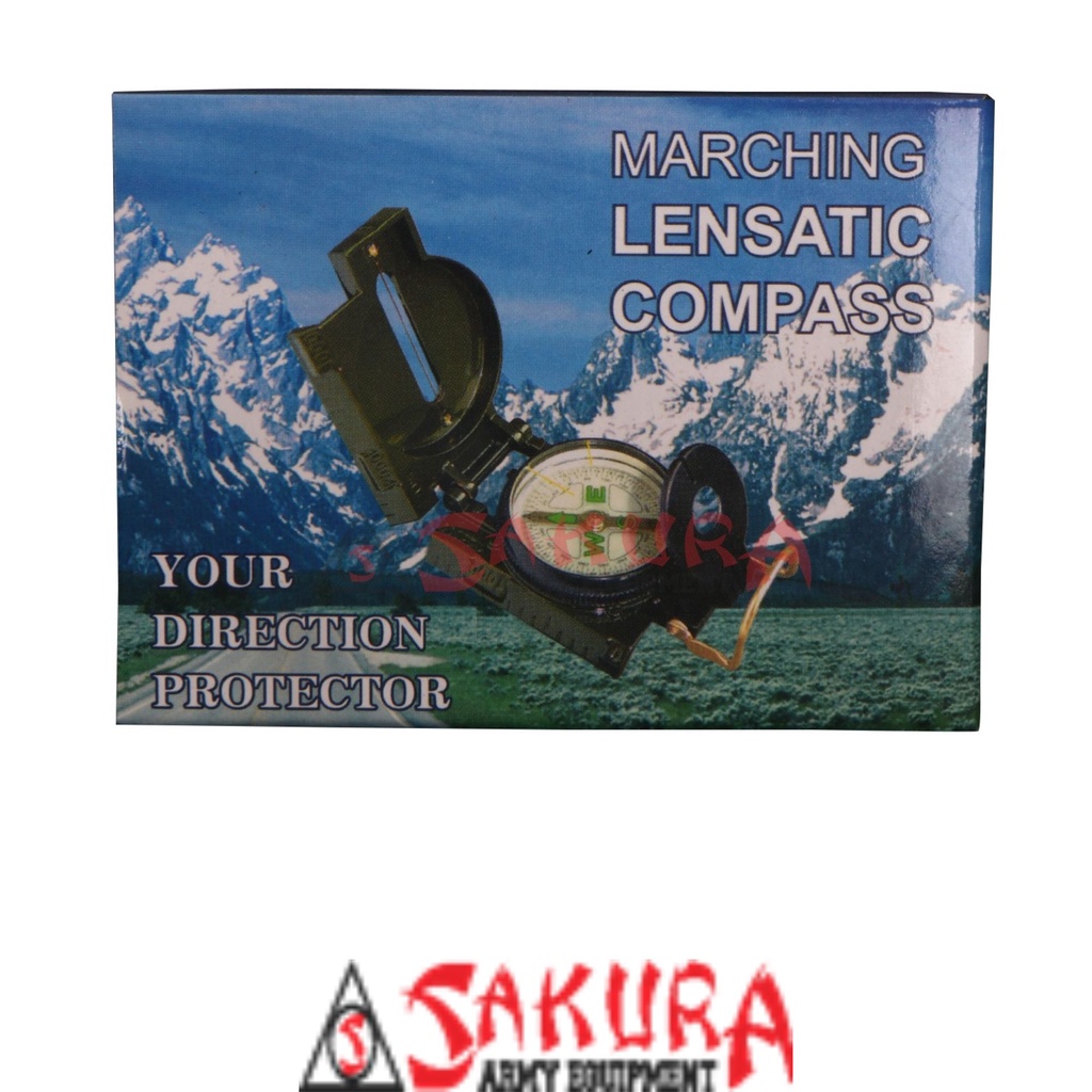 Kompas Bidik Unistar Compass Marching Lensatic