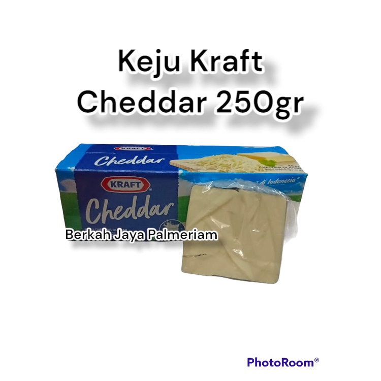 

Keju Kraft Cheddar 250gr Potongan Kemasan Repack