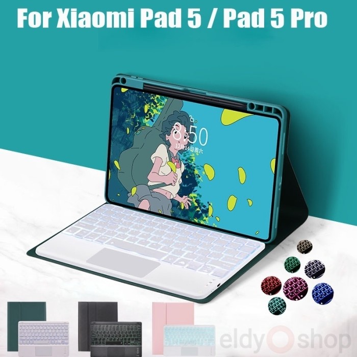 Keyboard Touchpad Keyboard Case For Xiaomi Mi Pad 5 / Pad 5 Pro With Pen Slot