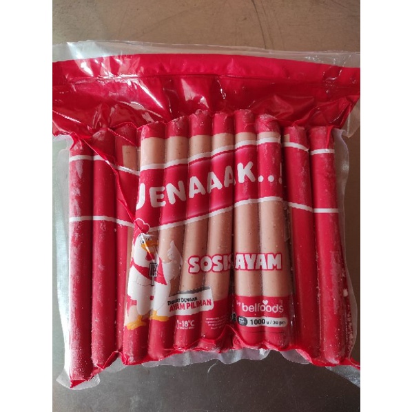 

Belfoods Sosis Ayam 1KG 31biji