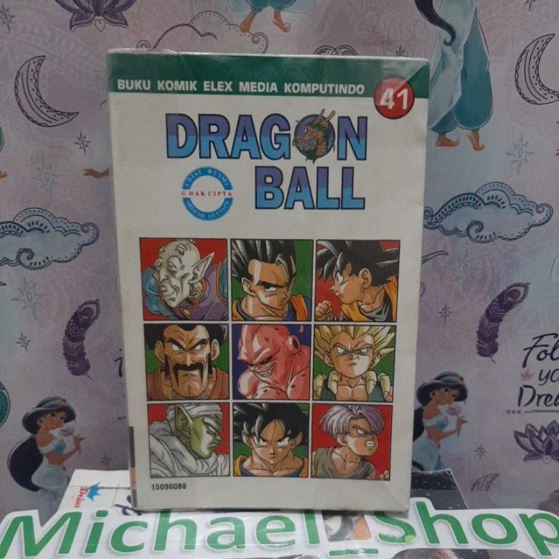 Komik dragon ball nomer 41 warna HIJAU LANGKA
