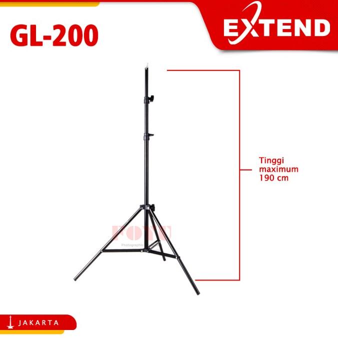 Led Bi-Color Dual Bar Glam Light Pro One D-45X Dan Light Stand Gl-200
