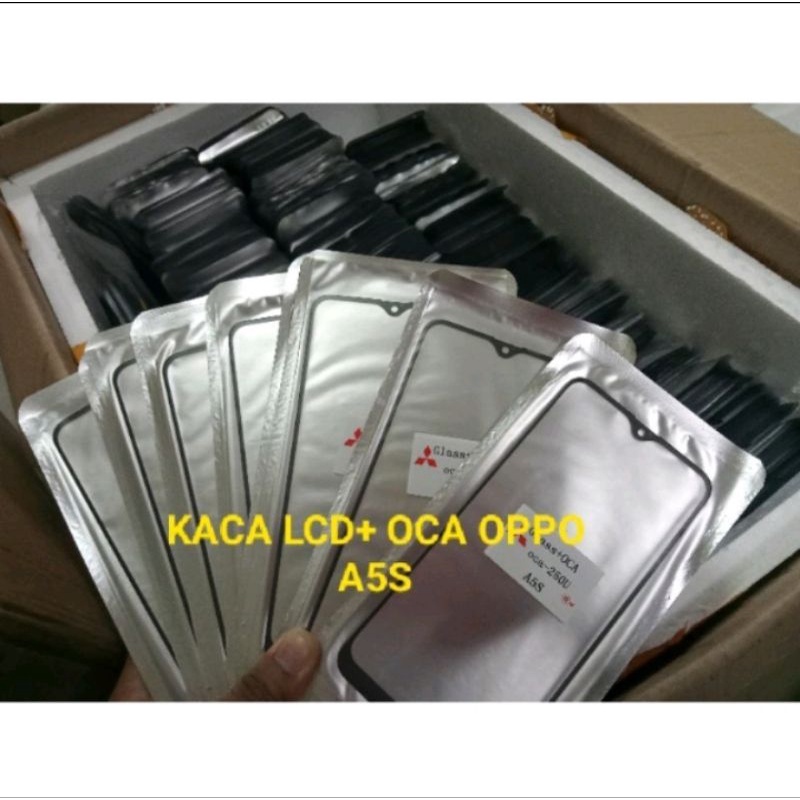 kaca lcd kaca touchscreen sudah ada OCA oppo a12 /a15 /a15s /a16 /a3s /a7 /a5s /f3 /f3 plus /f5 /f9 
