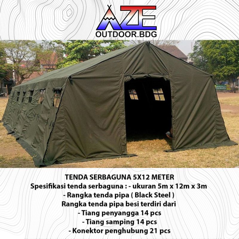 Tenda Serbaguna Tenda Pengungsi Tenda Roder Tenda 6×12