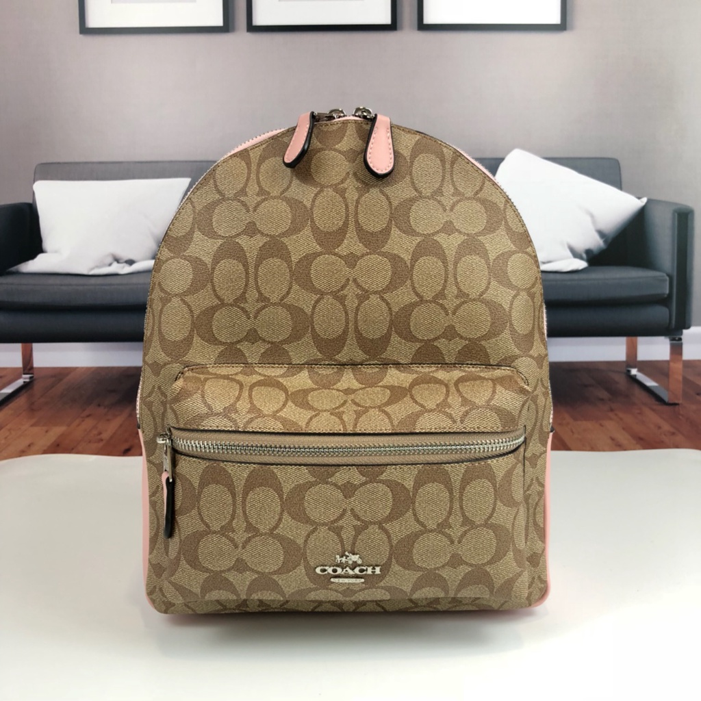 [Instant/Same Day] Coach Original 32200 Women's Medium Backpack  beibao