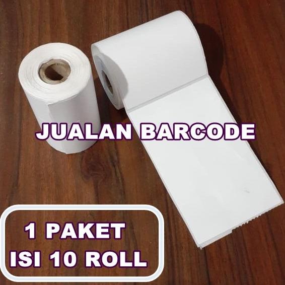 

10 ROLL STIKER LABEL THERMAL UK 80x120 - 76x120 PRINTER BLUETOOTH