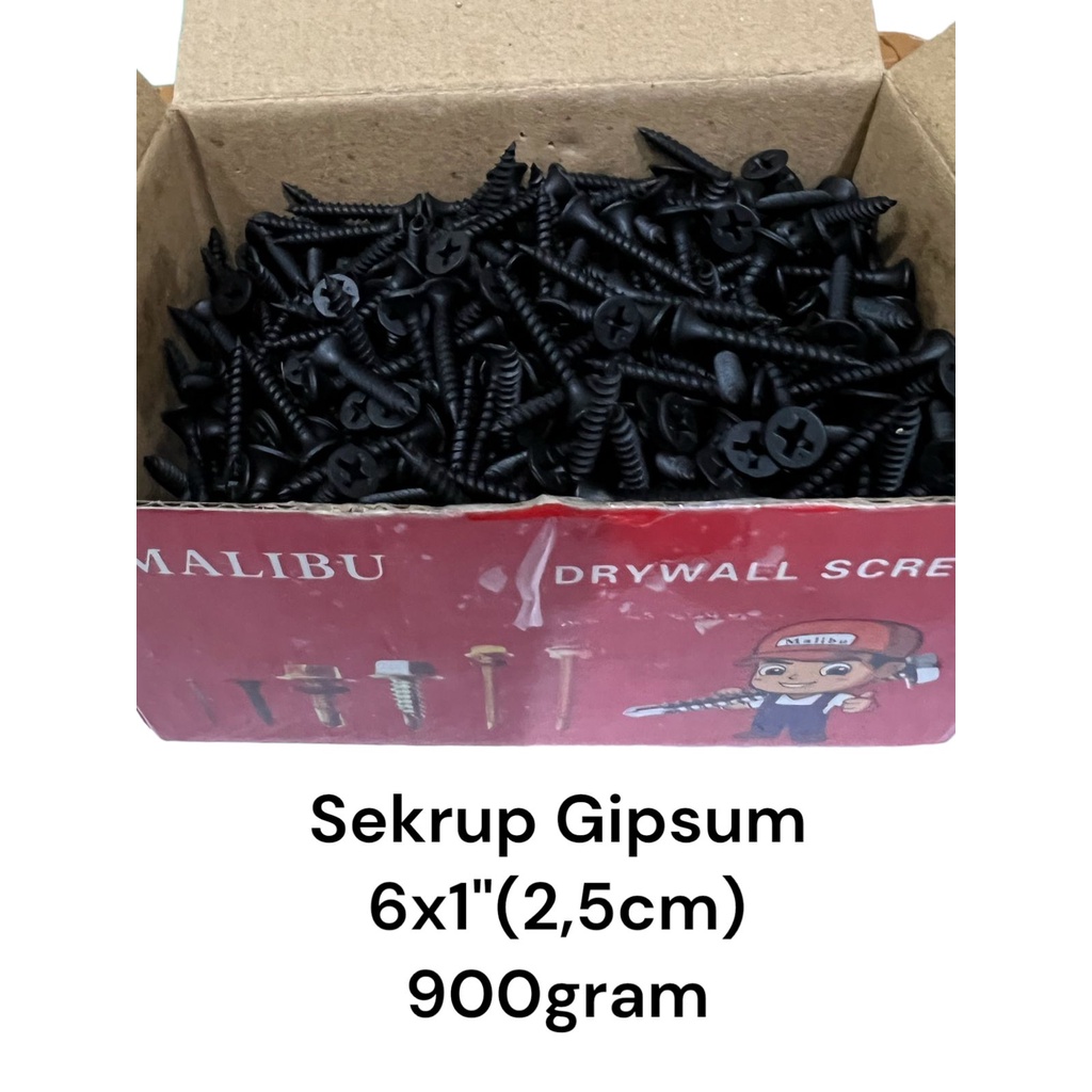 Jual Sekrup Gipsum Hitam X Cm Skrup Gypsum Sekrup Gypsum