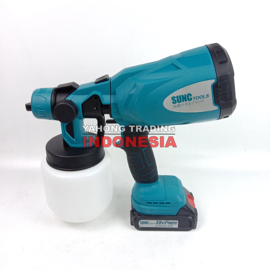 Mesin Semprot Cat Baterai Cordless Spray Gun Electric SUNC TOOLS