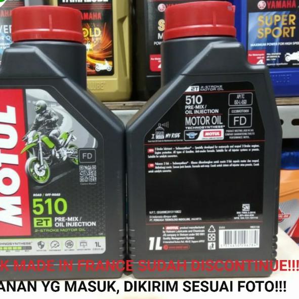 OLI OIL SAMPING MOTUL 510 1LT 2T MADE IN FRANCE MOTUL 2TAK 510 1LT