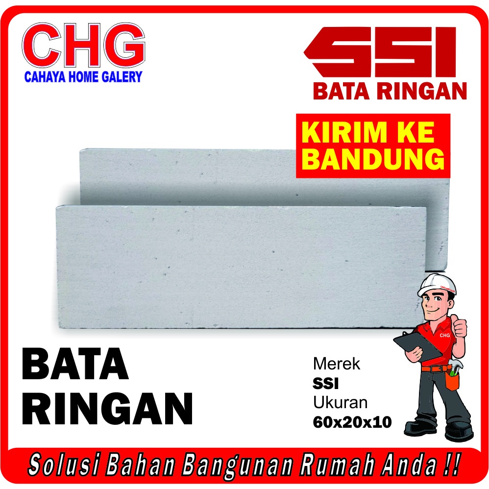 CHG - Bata ringan SSI PER DO (12,6 Kubik) / hebel per DO Merek SSI FREE ONGKIR GRATIS ONGKIR