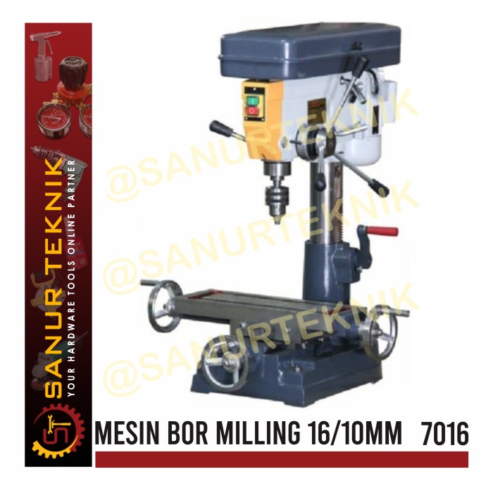 ALDO 7016 Drilling and Milling Machine / Mesin Bor dan Milling 16/10mm