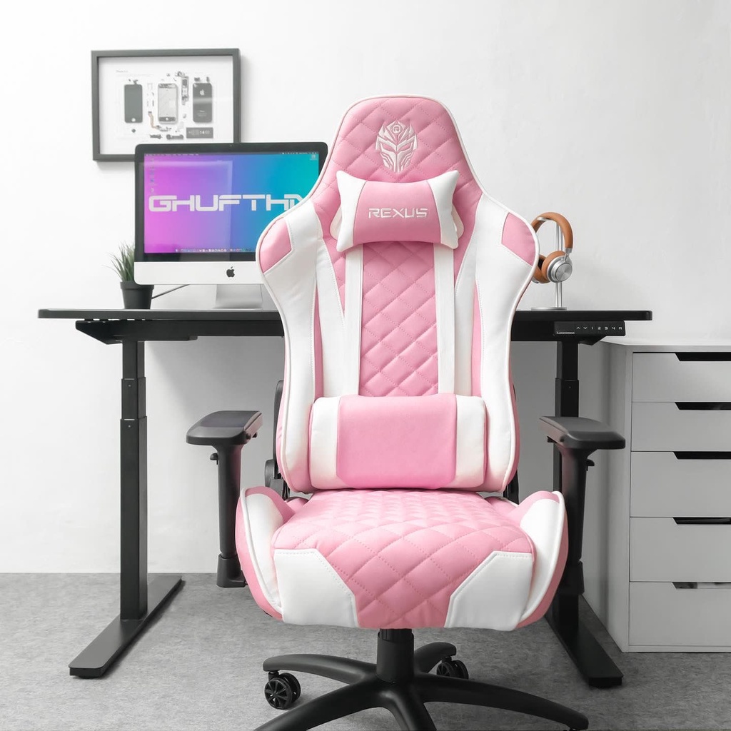 Kursi Gaming REXUS RGC 101 - PINK