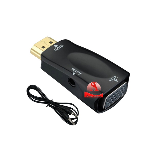 CONVERTER HDMI MALE TO VGA FEMALE/FULL HD1080p /ADAPTER WITH AUDIO OUTPUT MURAH