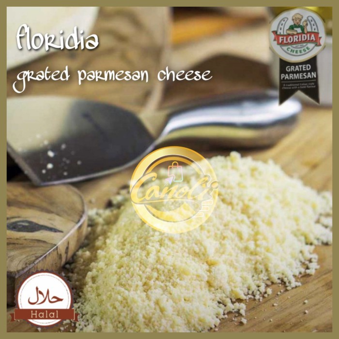 

T0P FLORIDIA KEJU PARMESAN BUBUK / GRATED PARMESAN CHEESE 1 KG AUSTRALIA NICE