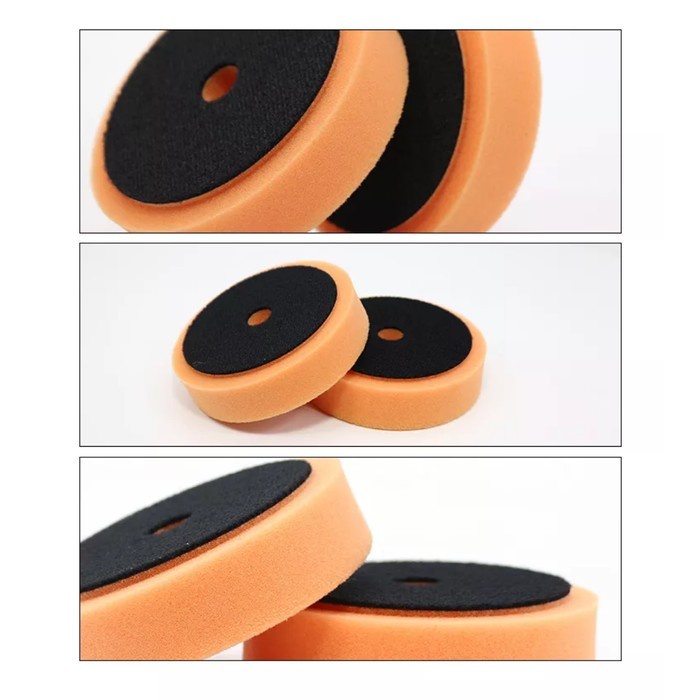 NORTHWOLF Foam Pad 3 inch Convex  Busa Poles ORANGE Polishing