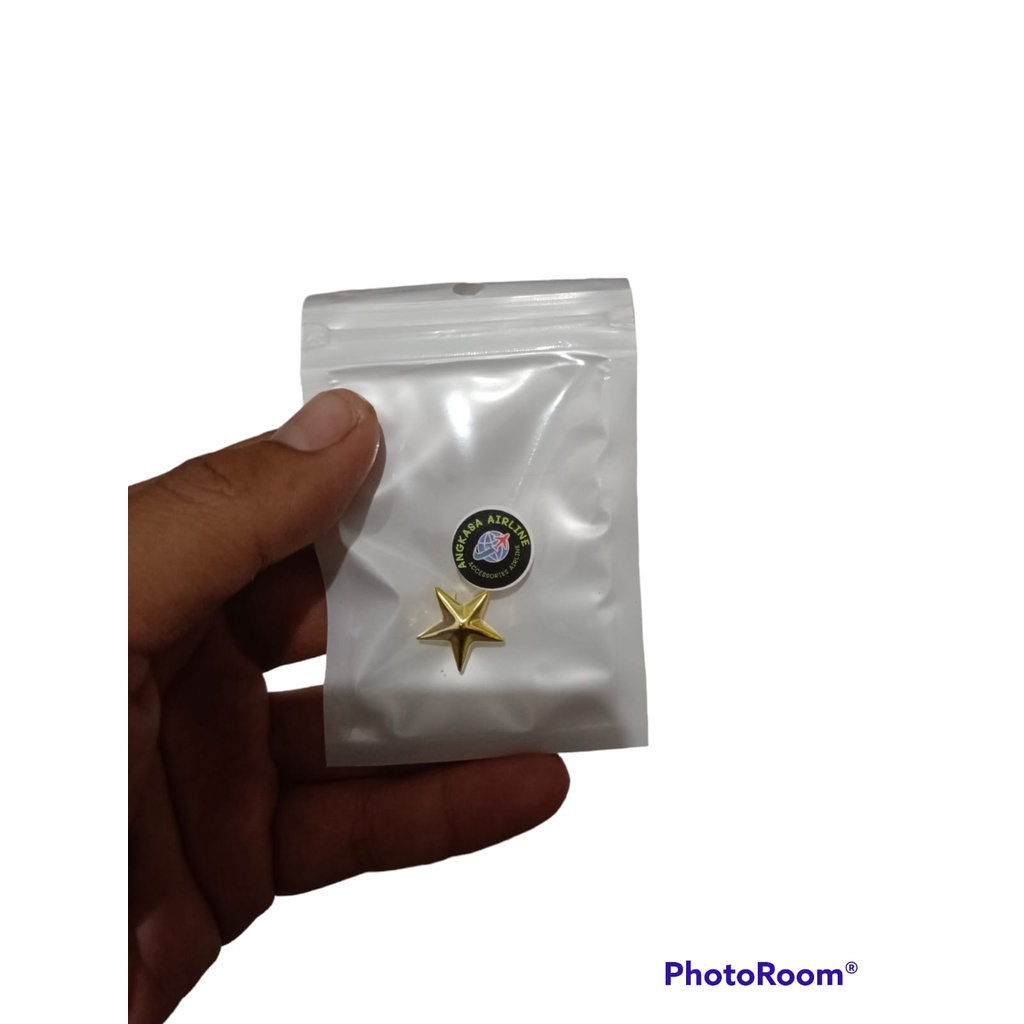 PIN BINTANG ORIGINAL KERAH BAJU TOPI MUT TNI POLRI POLISI PASKIBRA
