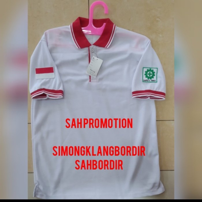 Kaos Kerja Safety Bordir