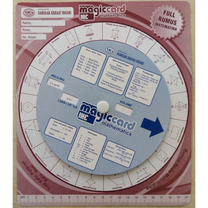 Magic Card Full Rumus Matematika Paket Reseller