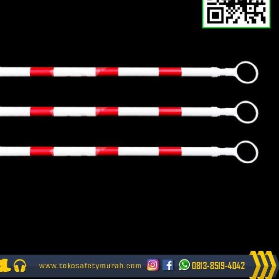 

Retractable Cone Bar / Penghalang jalan - Merah Putih