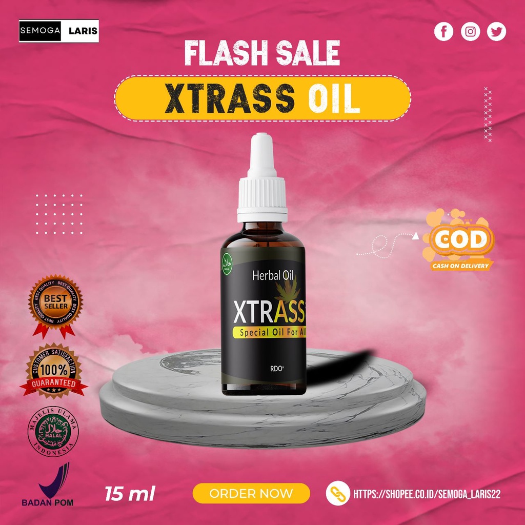 XTRASS OIL – MINYAK HERBAL UNTUK MEMPERBESAR DAN MENGENCANGKAN PANTAT PINGGUL BOKONG – ALAT KRIM CRE