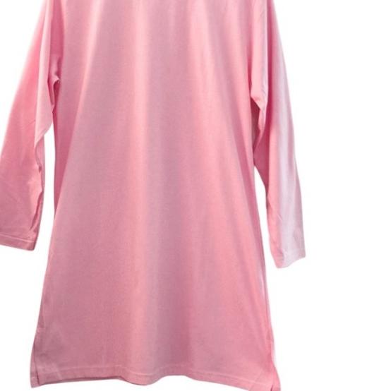 Kaos Polos Tunik - Hitam, XS