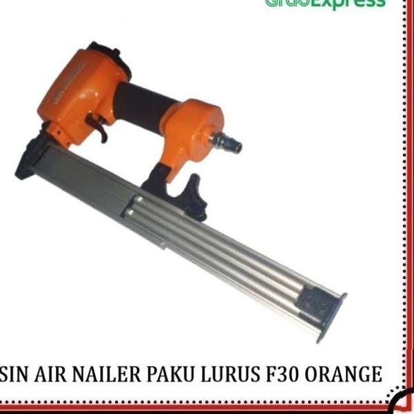 

Mesin Air Nailer Gun Staples Angin Paku Tembak Stapler F30 Orange