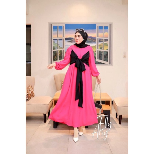 LESTY MIDI Dress ELLY ARSY//New Arrival Midi Dress//Dress ELLY ARSY