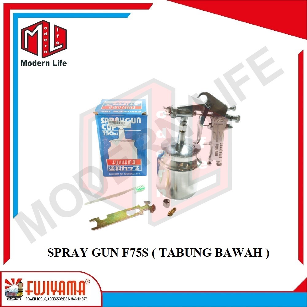 Spray Gun Spraygun FUJIYAMA F75S F75 ( Tabung Bawah ) 750cc