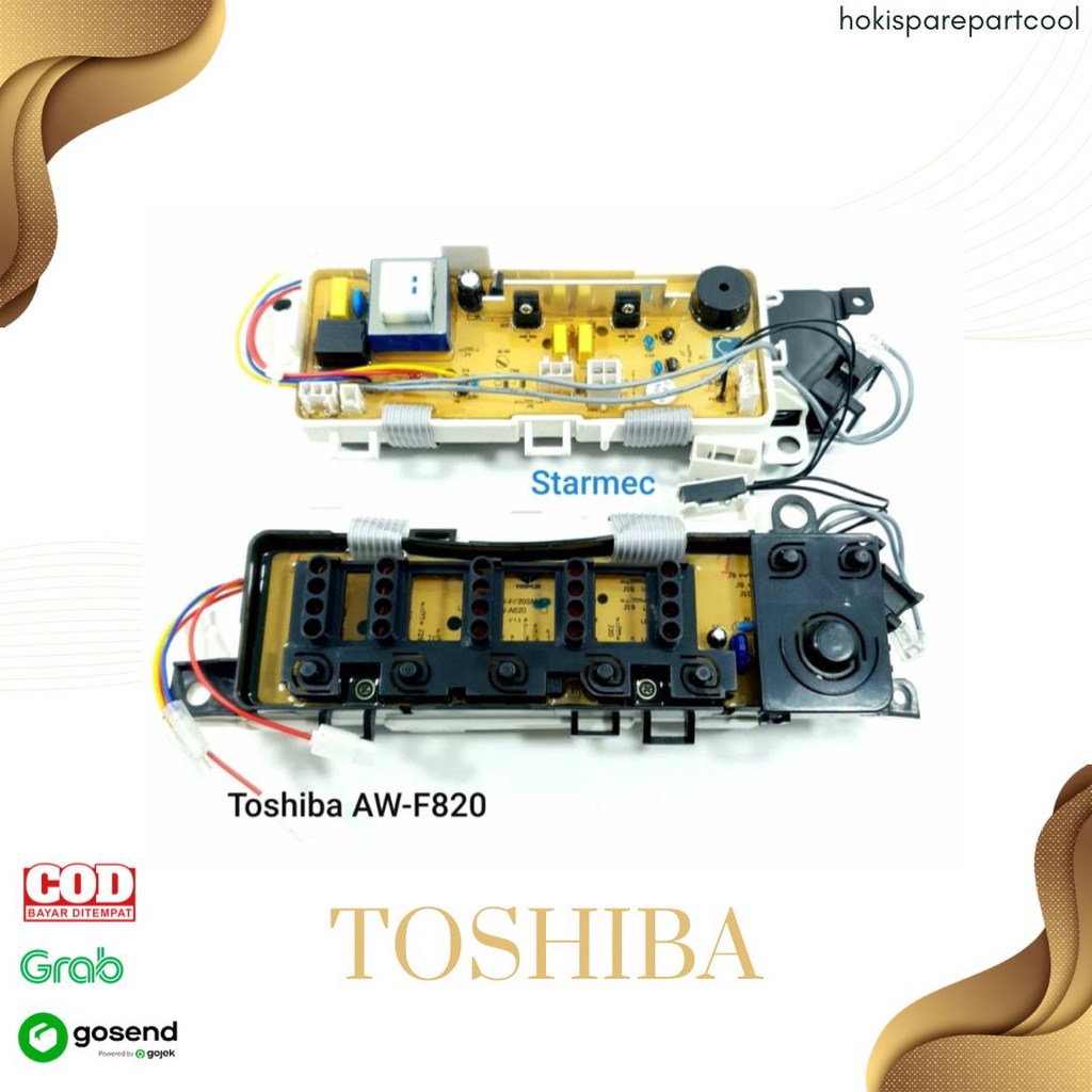 MODUL PCB MESIN CUCI TOSHIBA AWF820M/ AW-A780E AWA800SN AWA880SN