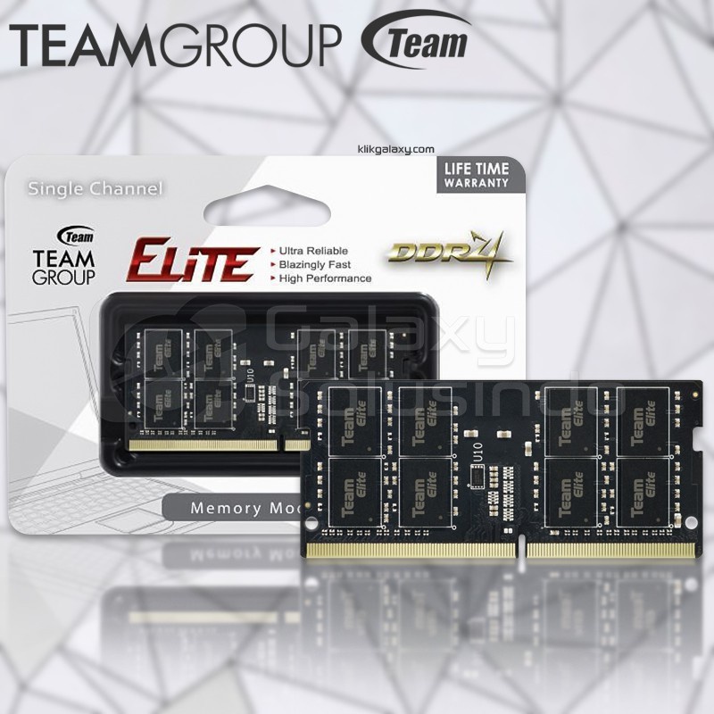 Memory RAM Laptop / Notebook Team Elite Sodimm DDR4 PC21330 2666MHz 16GB [1X16GB]