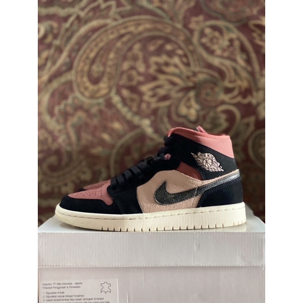 jordan 1 mid dusty pink