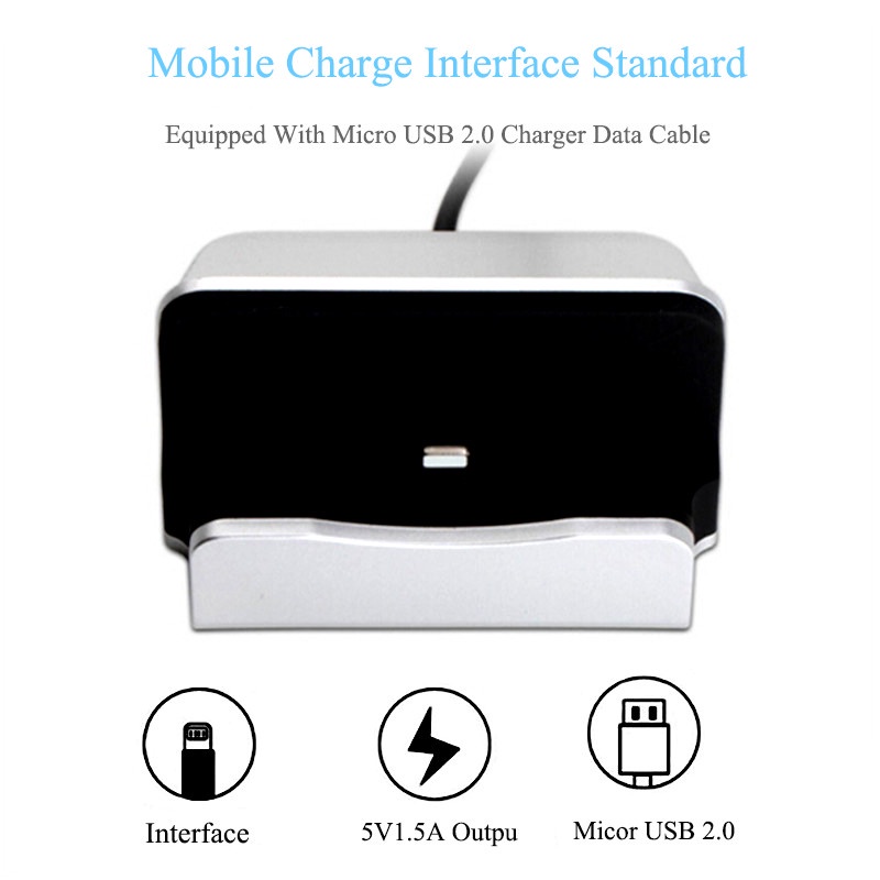 Charging Dock / Dudukan Mobile Phone Android Tipe-c / Iphone Untuk Meja