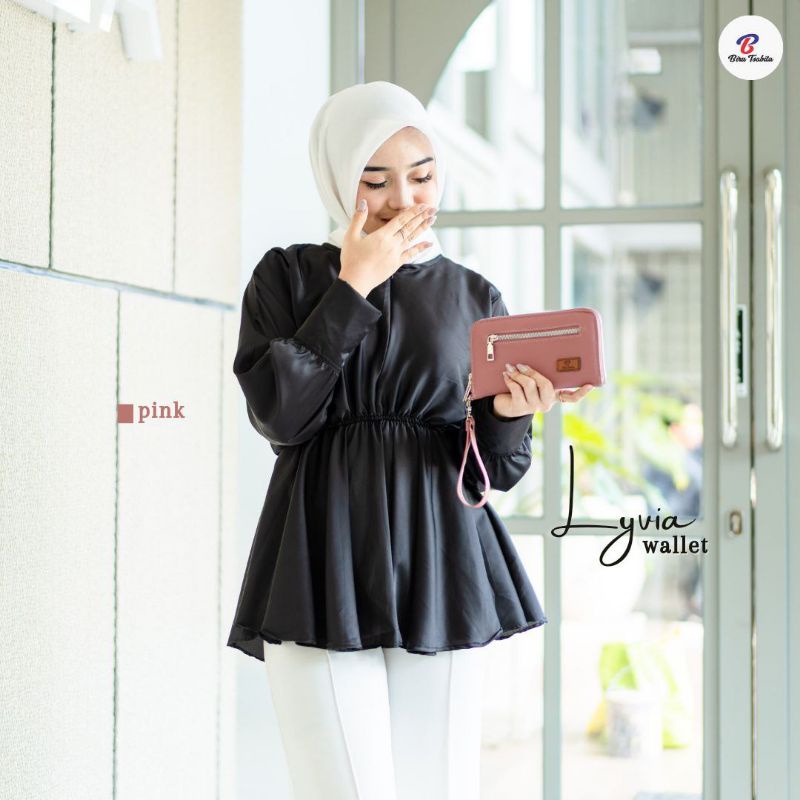 BIRU TSABITA/ LYVIA WALLET / DOMPET WANITA/ DOMPET FASHION / LYVIA WALLET
