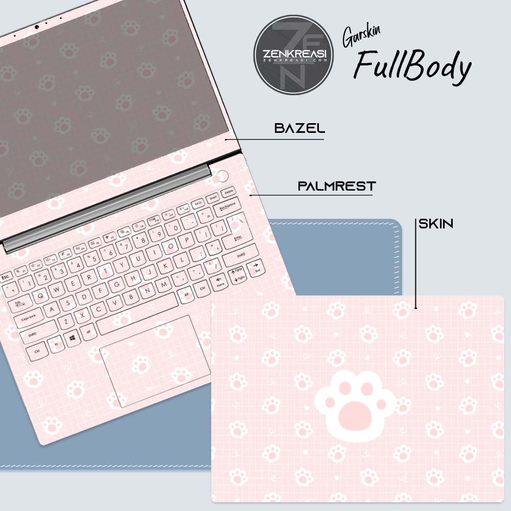 Garskin Laptop Full Body Koleksi Cute