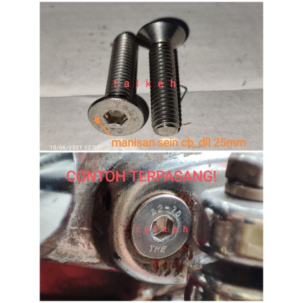 Baut Stainless Manisan Sein Cb