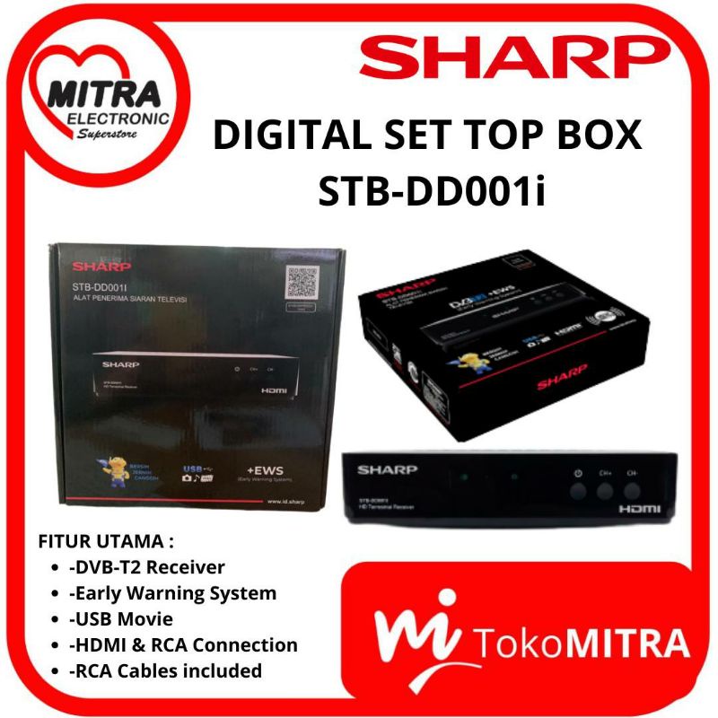 DIGITAL SET TOP BOX SHARP STB-DD001i