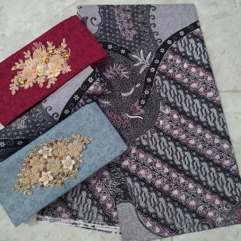 Kain Motif Batik Bahan Katun Halus Terbaru Terlaris 1,1 X 2 Meter