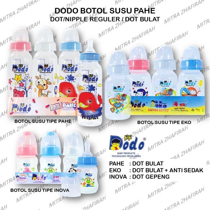 ✅MZ✅ Botol Susu Bayi DODO 60ml 125ml 250ml