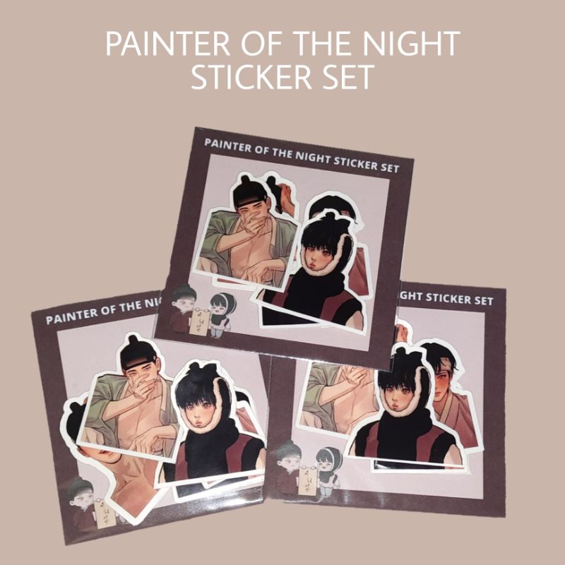 PAINTER OF THE NIGHT STICKER SET BL MANHWA