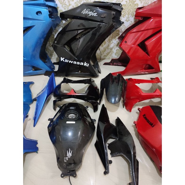 body set ninja 250 r karbu karburator bodi fullset lengkap bodi halus full 250cc 4tak ninbu old hita