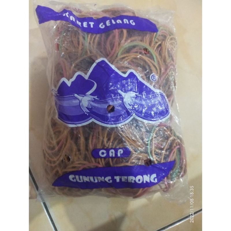 karet gelang cap gunung terong (500gr)