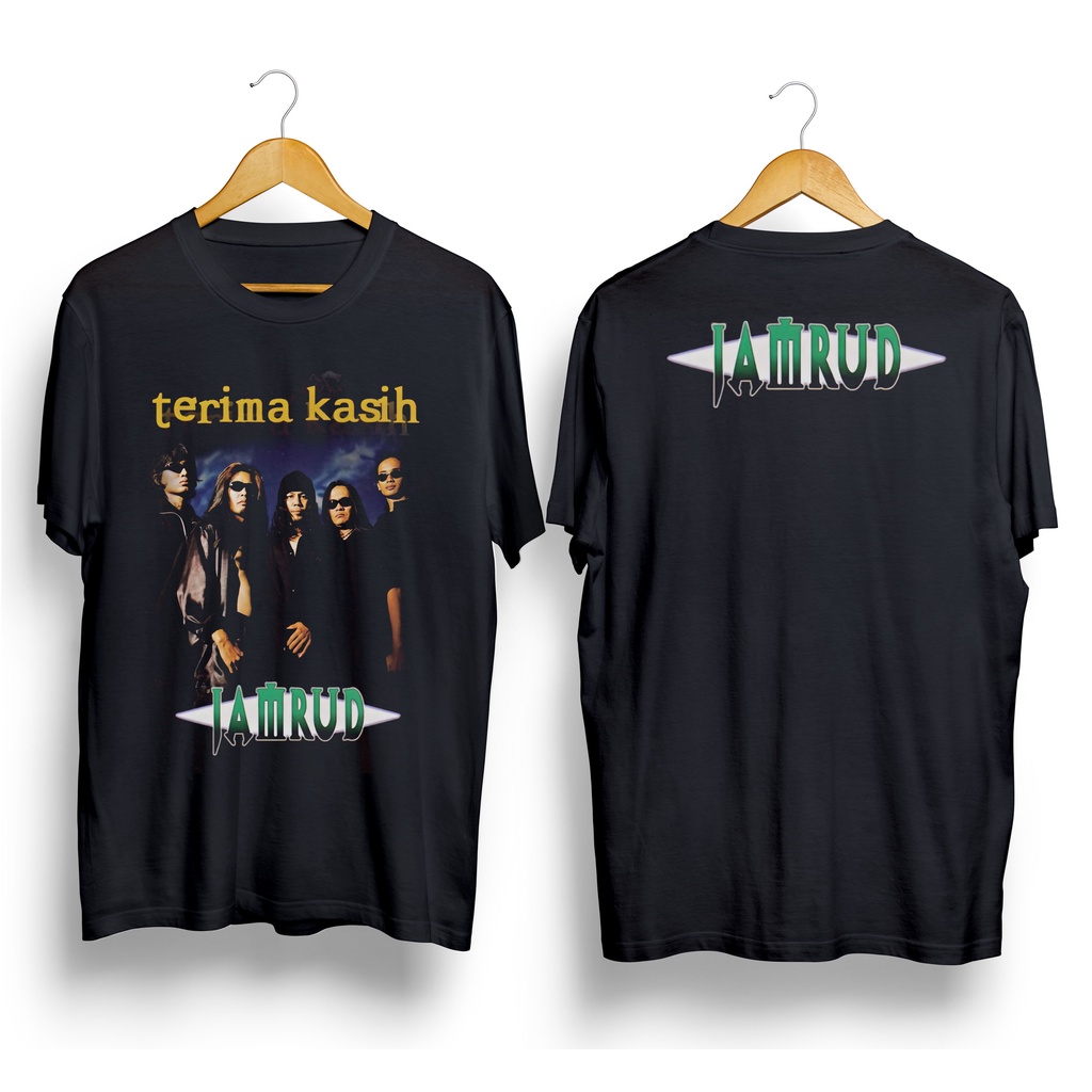 Kaos Distro JAMRUD BAND ALBUM TERIMA KASIH Premium tshirt Jamrud, Kaos Jamrud Band, Kaos Music rock,