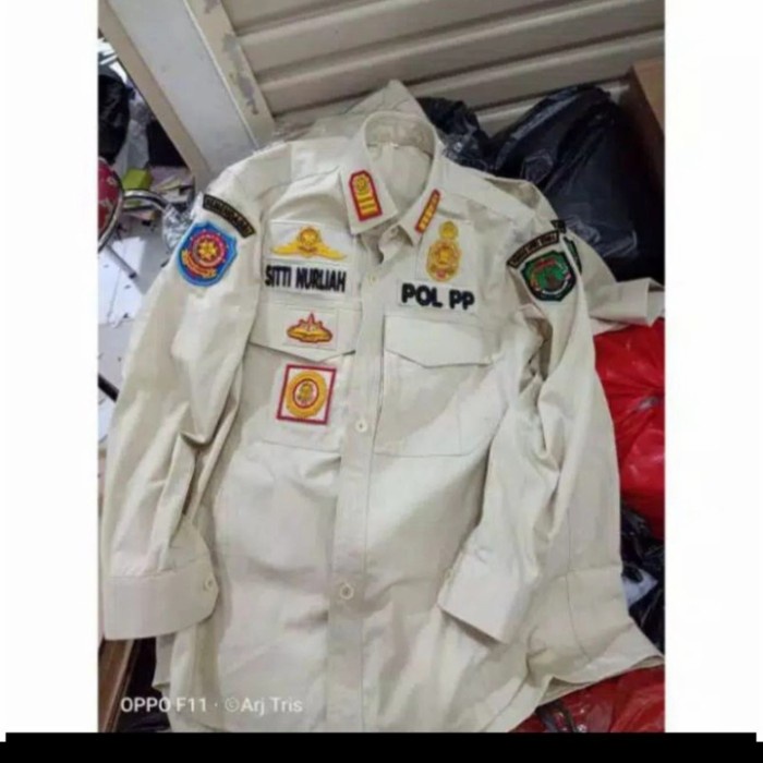 Seragam Driver Baju Satpol Pp Pdh Crem