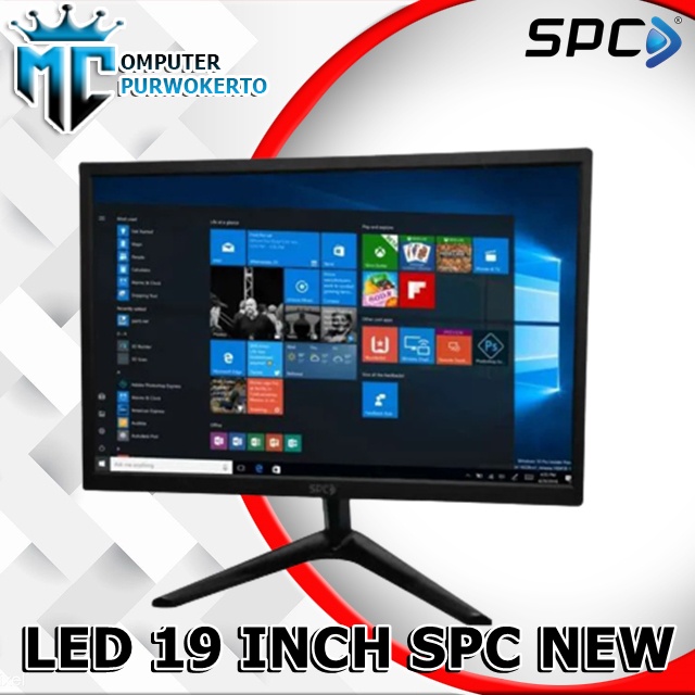 Monitor LED 19 Inch SPC HDMI &amp;VGA FULL HD Garansi Resmi